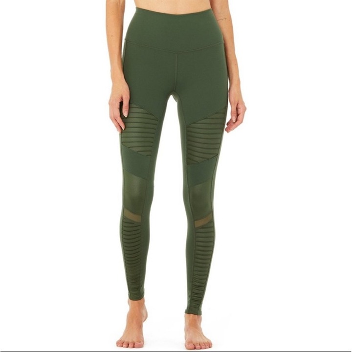 Alo High-Waist Moto Leggings. Size XSmall. New With Tags.