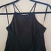 TRAC halter top Lace Navy blue Sleeveless Skater Dress 1 XL