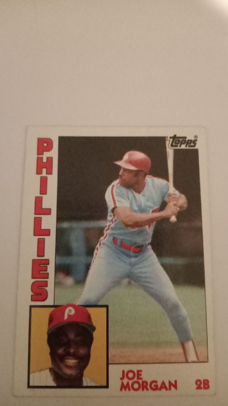Joe Morgan #210 Topps BaseBall Card.