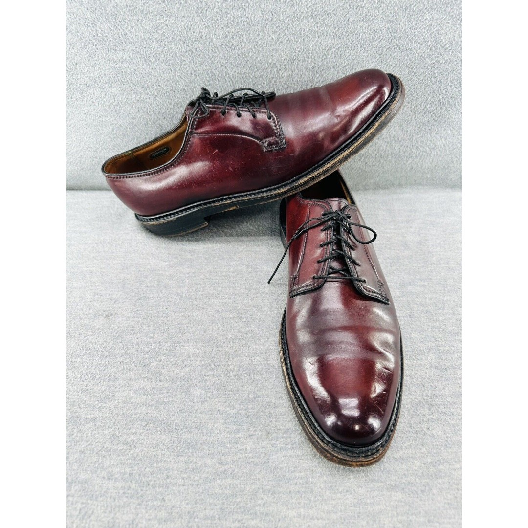 VINTAGE FLORSHEIN IMPERIAL 93606 - Size 10.5 B Shell Cordovan Oxford Shoes B15