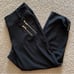 NWOT CACHE BLACK CAPRIS WITH GOLD DETAILING