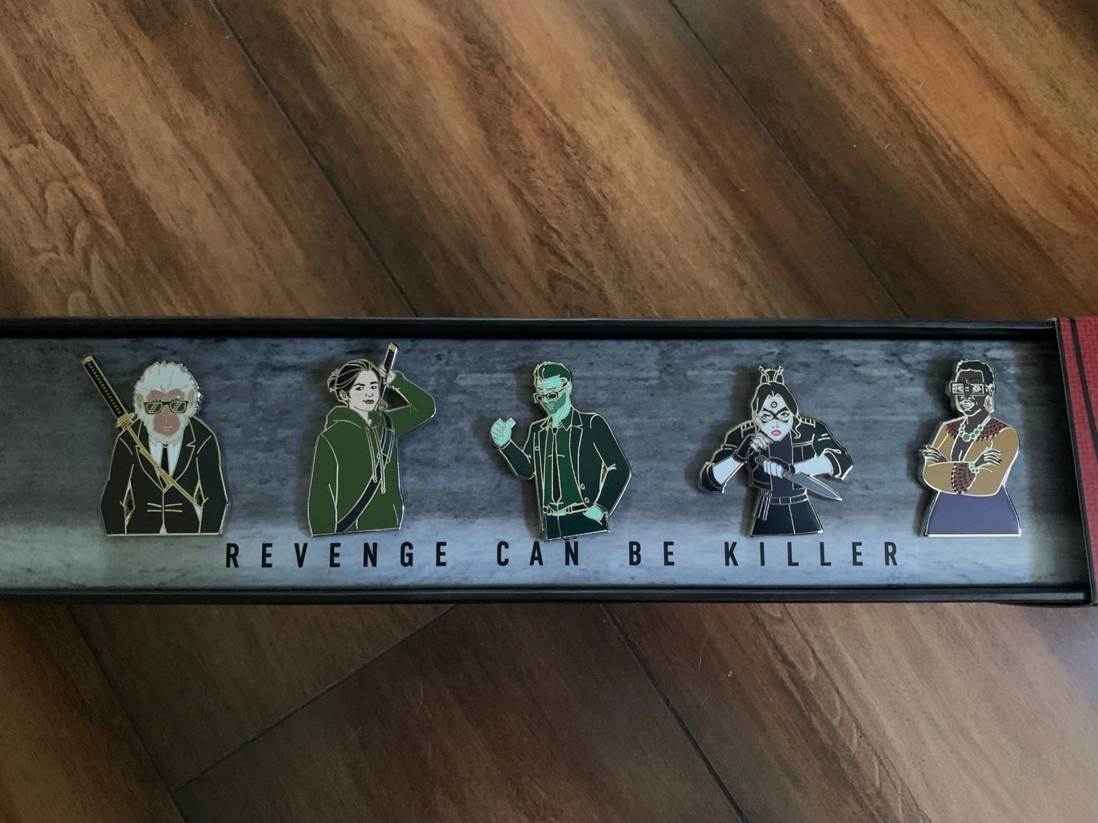 Marvel’s Hit Monkey Pins - Hulu Animayhem - detail