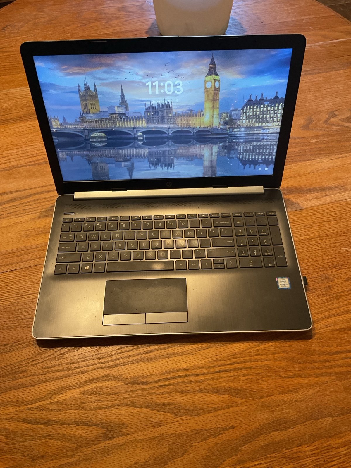 HP 15.6” Touch Screen laptop. Works. Needs Fan