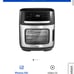 Bella Pro Series - 12.6-qt. Digital Air Fryer Oven - Stainless Steel