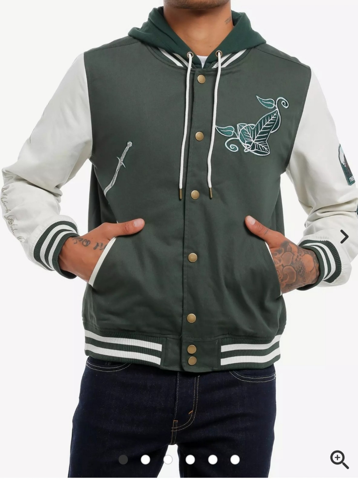 The Lord Of The Rings Icons Varsity Jacket