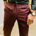 Topman Slim Fit Striped Pants.