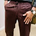 Topman Slim Fit Striped Pants.