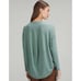 Lululemon Athletic Pima Cotton Side Cinch Long Sleeve Shirt Tidewater Size 14
