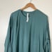 Lululemon Athletic Pima Cotton Side Cinch Long Sleeve Shirt Tidewater Size 14