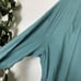 Lululemon Athletic Pima Cotton Side Cinch Long Sleeve Shirt Tidewater Size 14