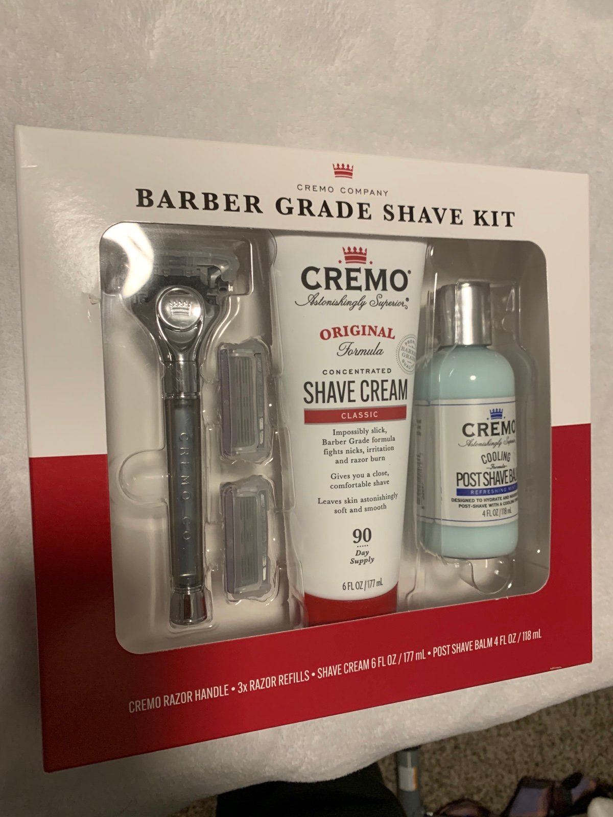 Cremo Men’s Barber Grade Shaving Kit