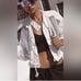 Free People Movement White Under The Sea Mesh Convertible Active Button Jacket