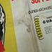 1950s Vitality Chicago Illinois 100 lbs Cattle feed bag canvas advertising decor
