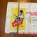 1950s Vitality Chicago Illinois 100 lbs Cattle feed bag canvas advertising decor