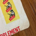 1950s Vitality Chicago Illinois 100 lbs Cattle feed bag canvas advertising decor