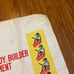 1950s Vitality Chicago Illinois 100 lbs Cattle feed bag canvas advertising decor