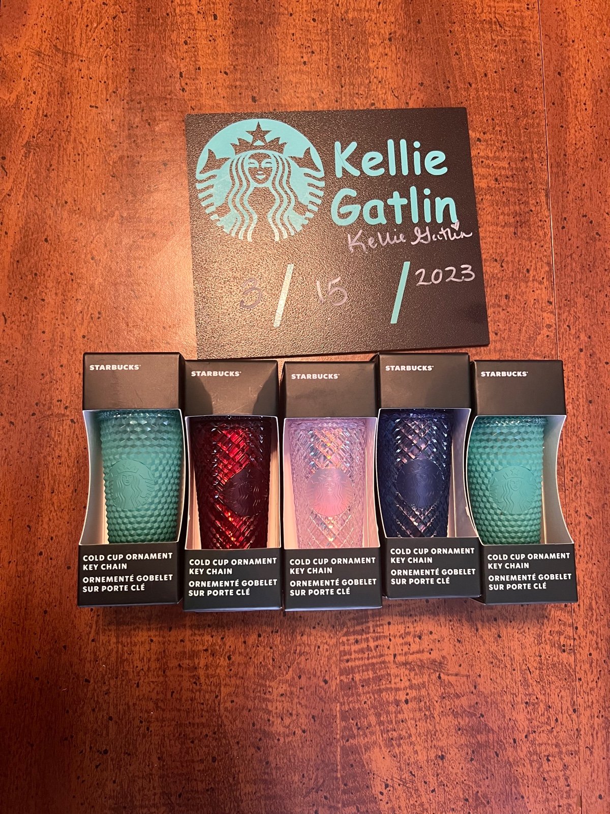 Starbucks keychains