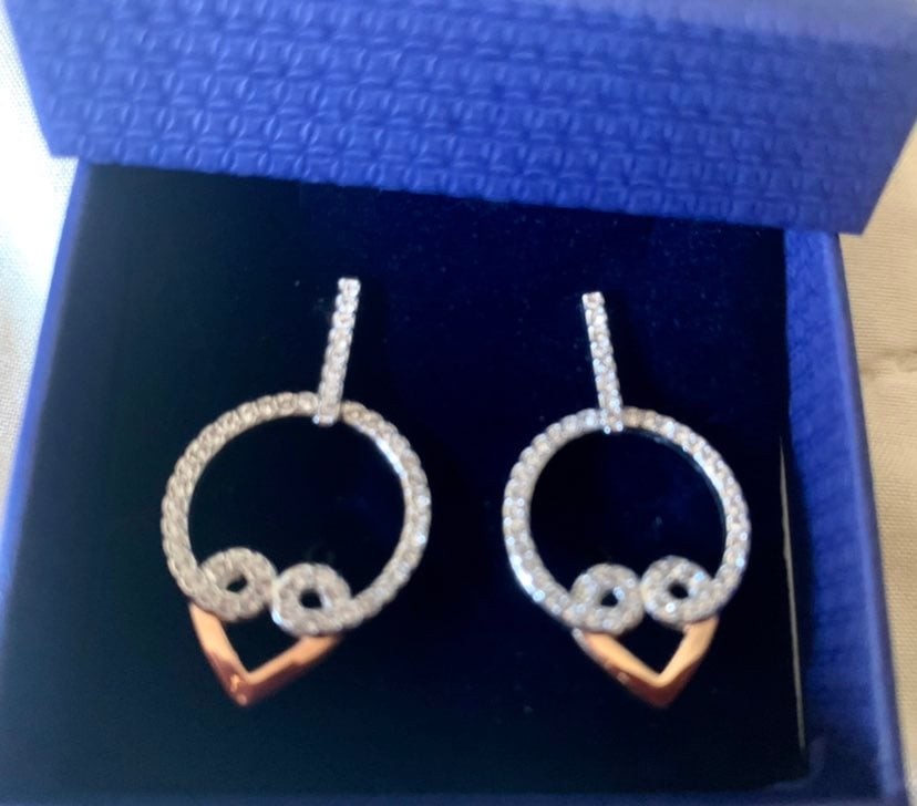 Swarovski earrings NWT