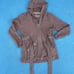 Ariat Chocolate Brown Full Zip Hoodie Jacket Retro Western Casual Cotton Blend