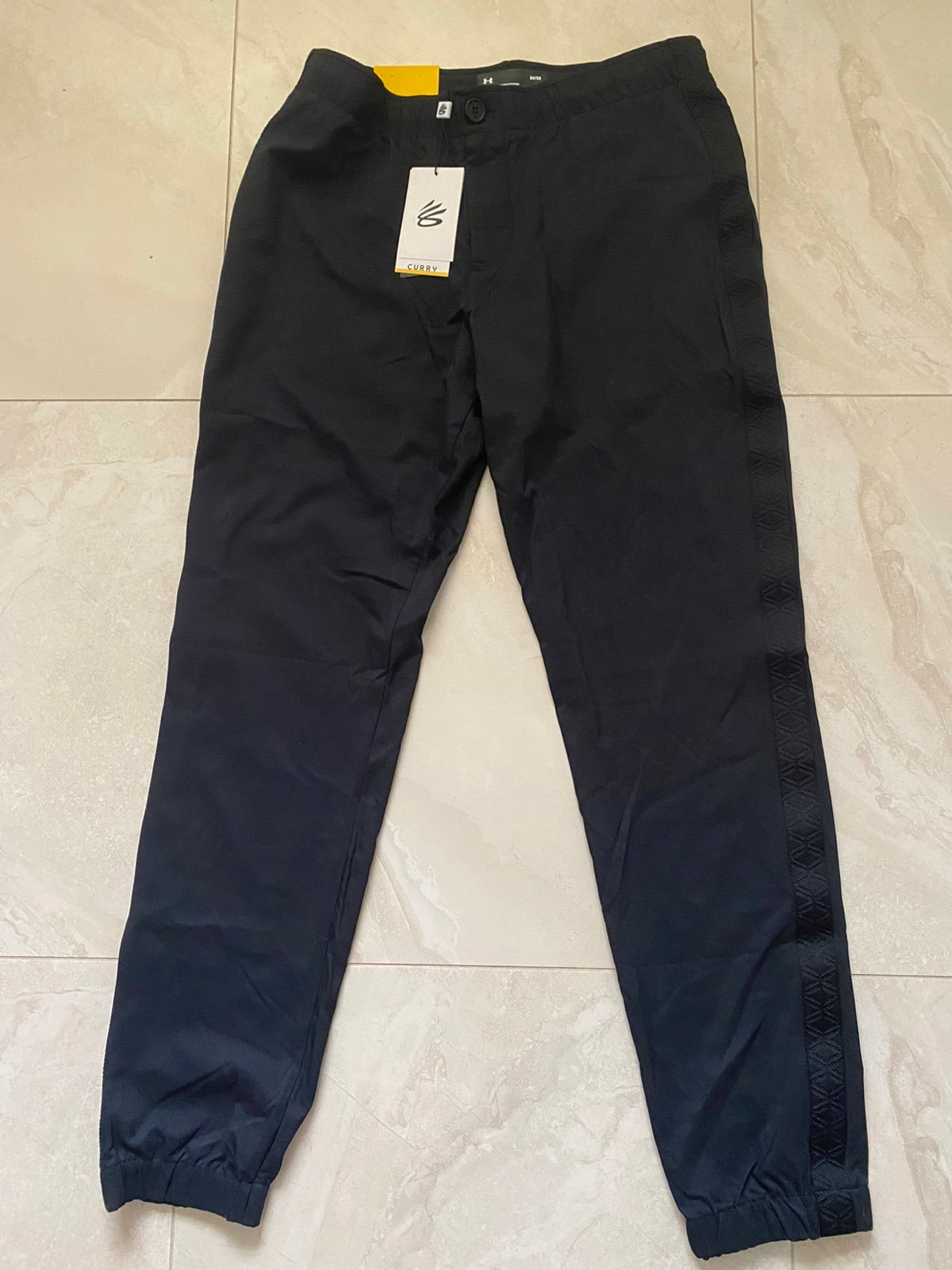 Under Armour Steph Curry Storm Golf Black Pants Men’s Sz 34x32
