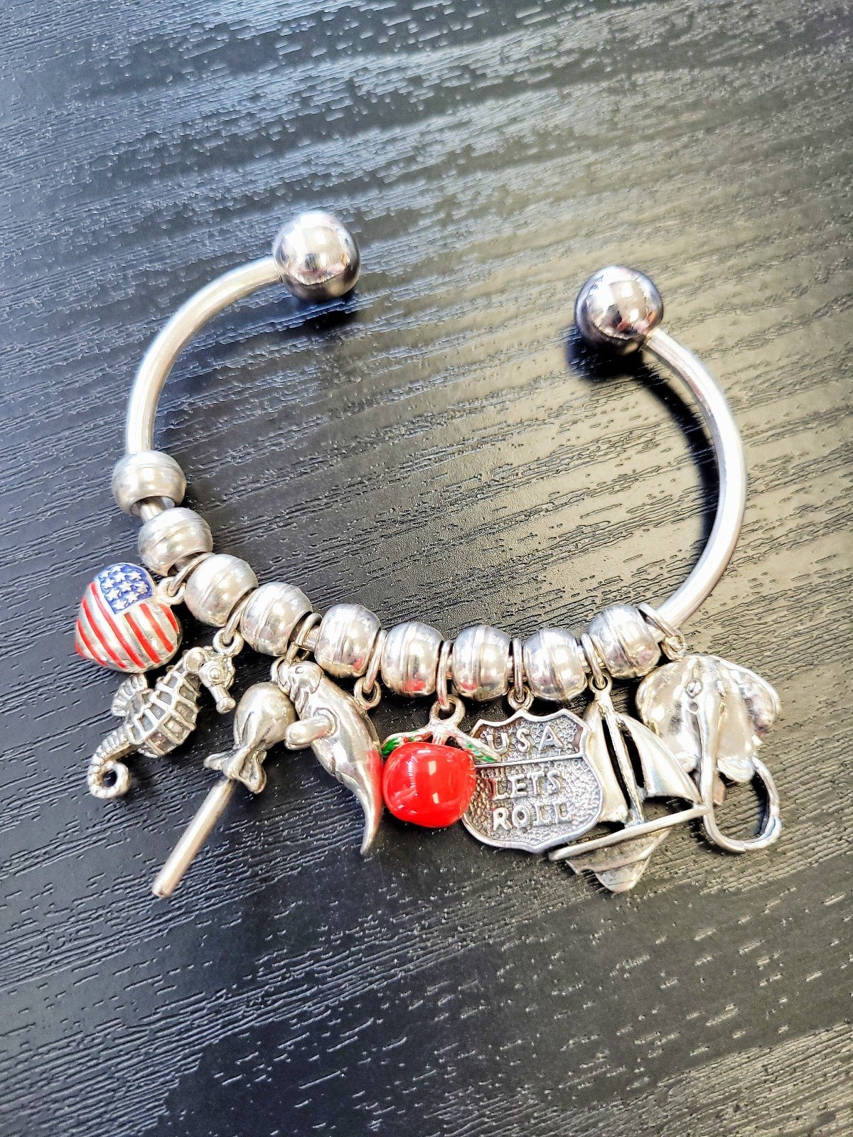 Sterling Silver Charm Bracelet