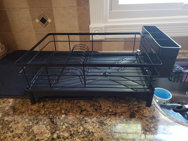 Dish Drying Rack - Stainless Steel Dish Rack for Kitchen Counter, Large-Capacity