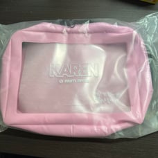 Matsumoto Karen FRUITS ZIPPER Pouch Pink
