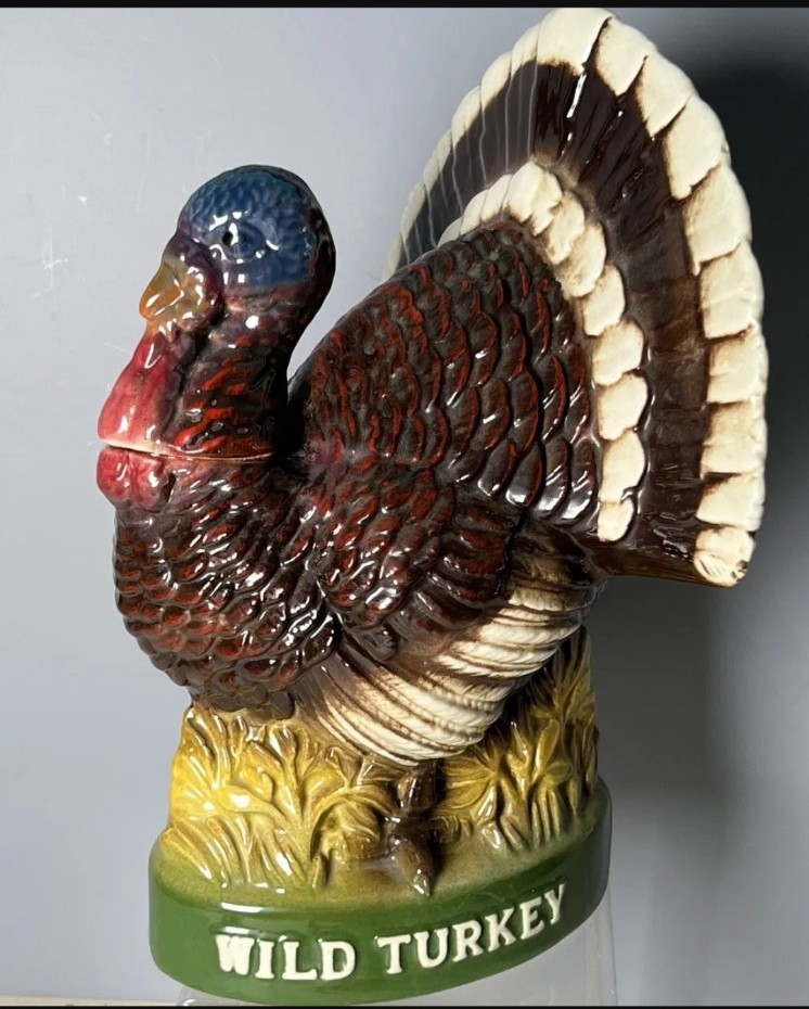 1978 Wild Turkey #8 Collectors Strutting Turkey Decanter