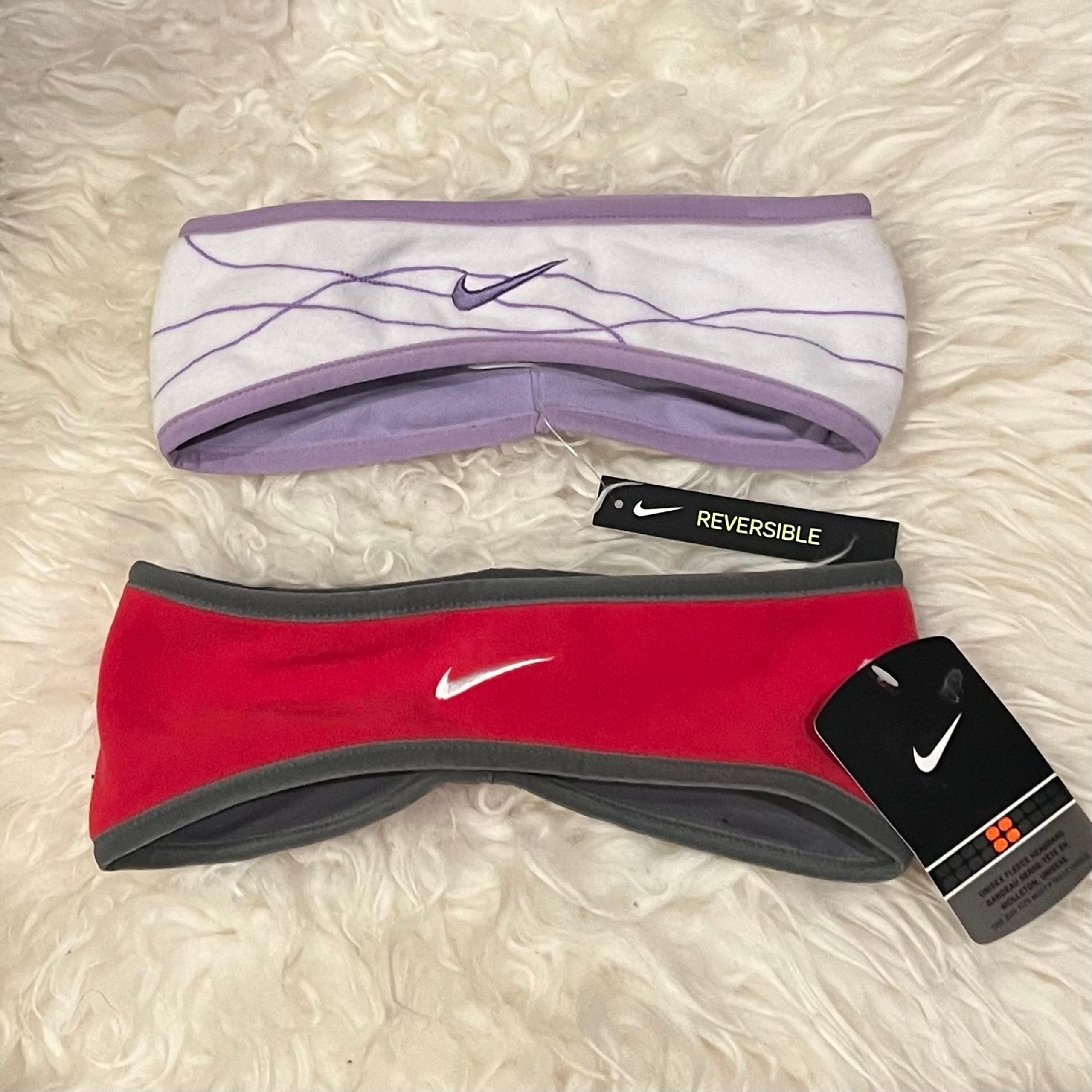 Nike Swoosh reversible Headband set of 2*NWT