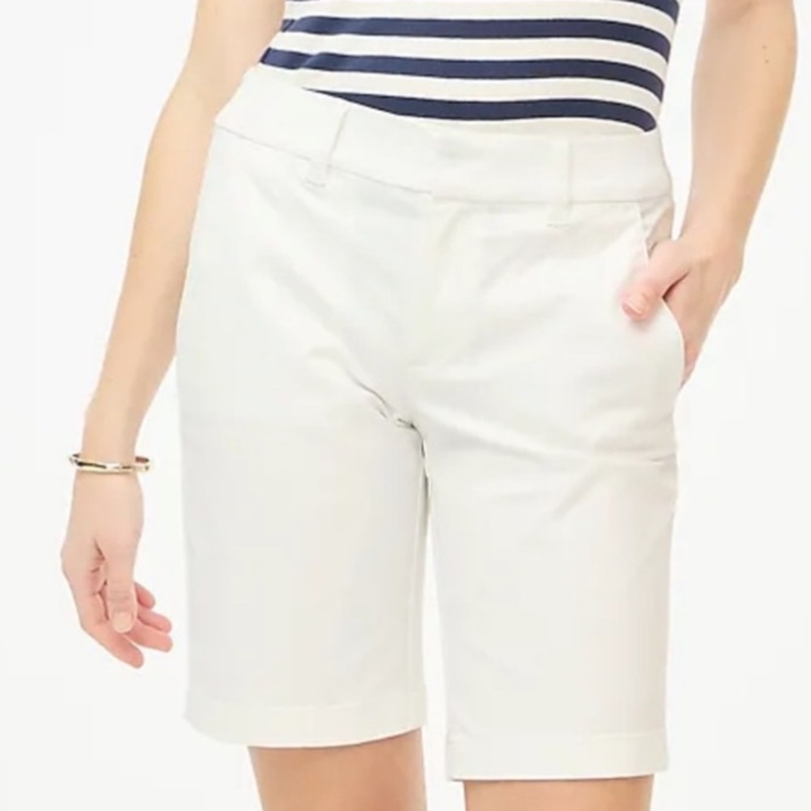 NWT J. Crew 9 Frankie Bermuda Chino Short Size 6