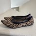 RARE RETIRED Rothys The Point Leopard Print Tan Women US 10 Luxury Flats