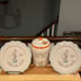 Rae Dunn DUMBO canister and TWO 8 plates