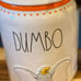 Rae Dunn DUMBO canister and TWO 8 plates