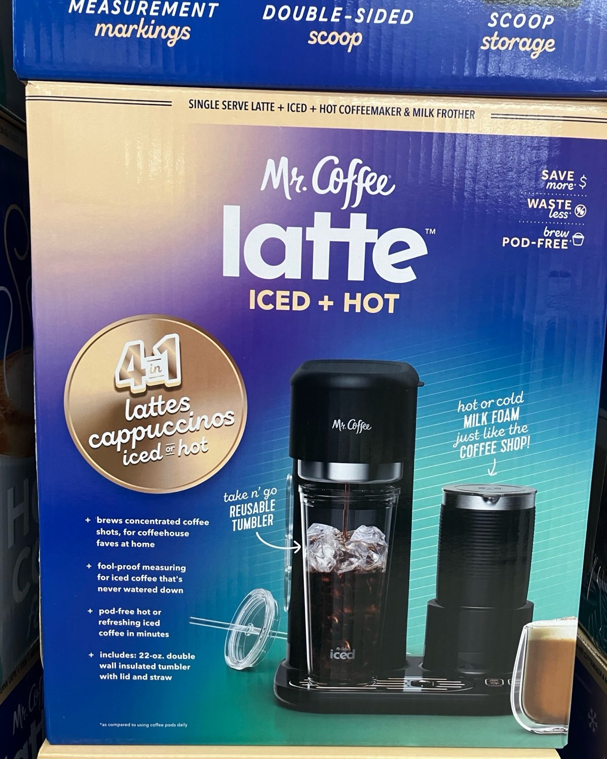Mr Coffee Latte Iced+ Hot Machine OLS