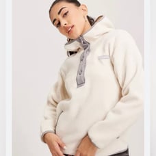 Colombia Comfy Echo Hills Sherpa Snap Hoodie Size XL
