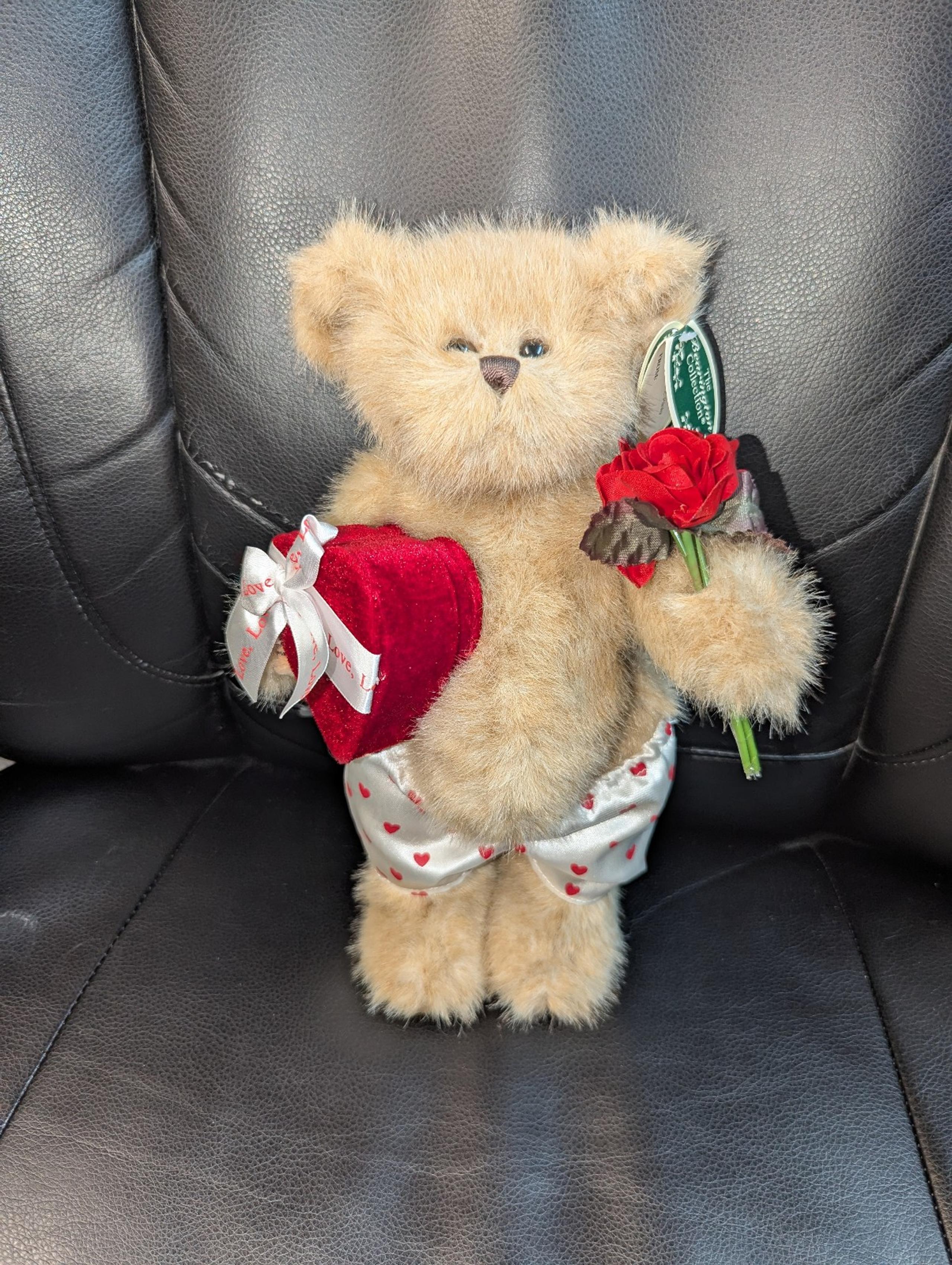 The Bearington Collection Teddy Bear “Hank E. Panky” Gift Box Roses Proposal