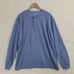 L.L. Bean Thermal Men's Blue Henley Shirt Long Sleeve Traditional Fit XL 26CT