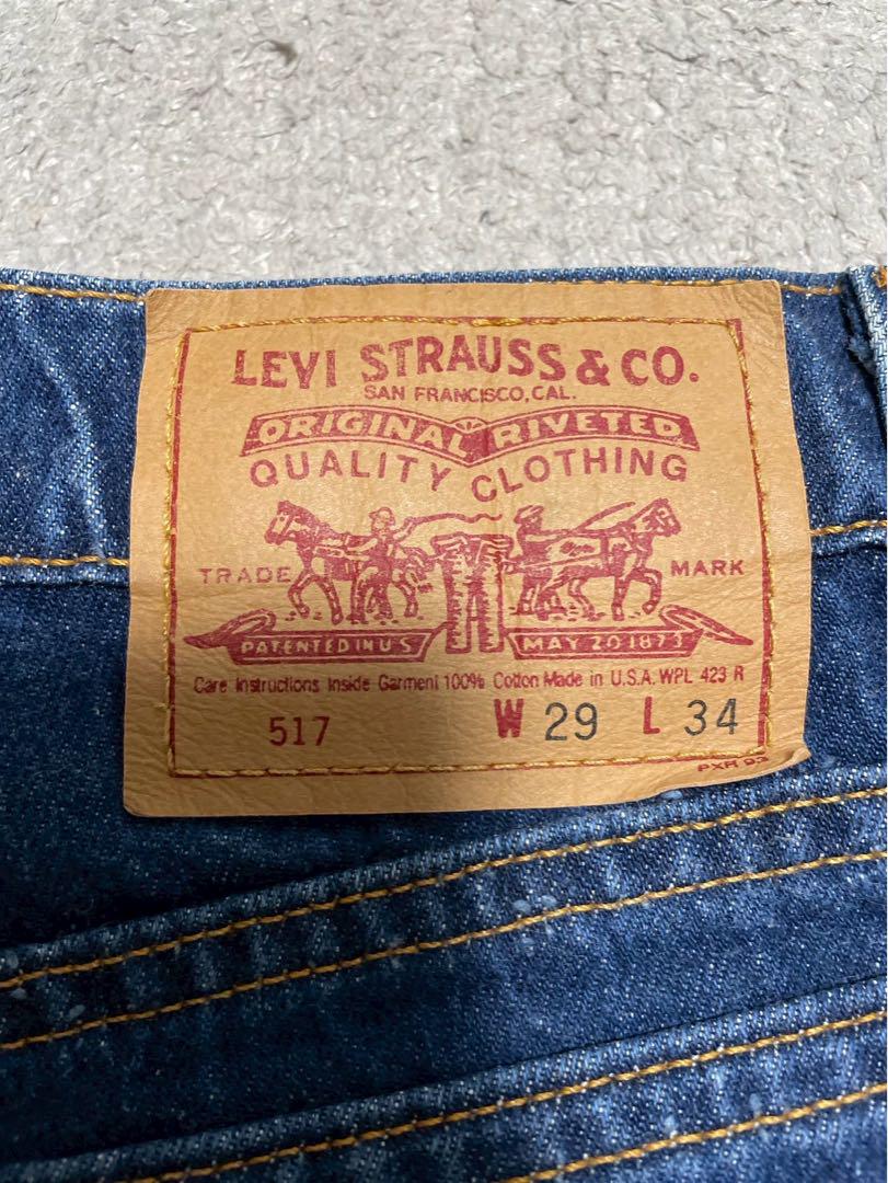 90s Levi's Jeans Denim 517 USA Made Vintage
