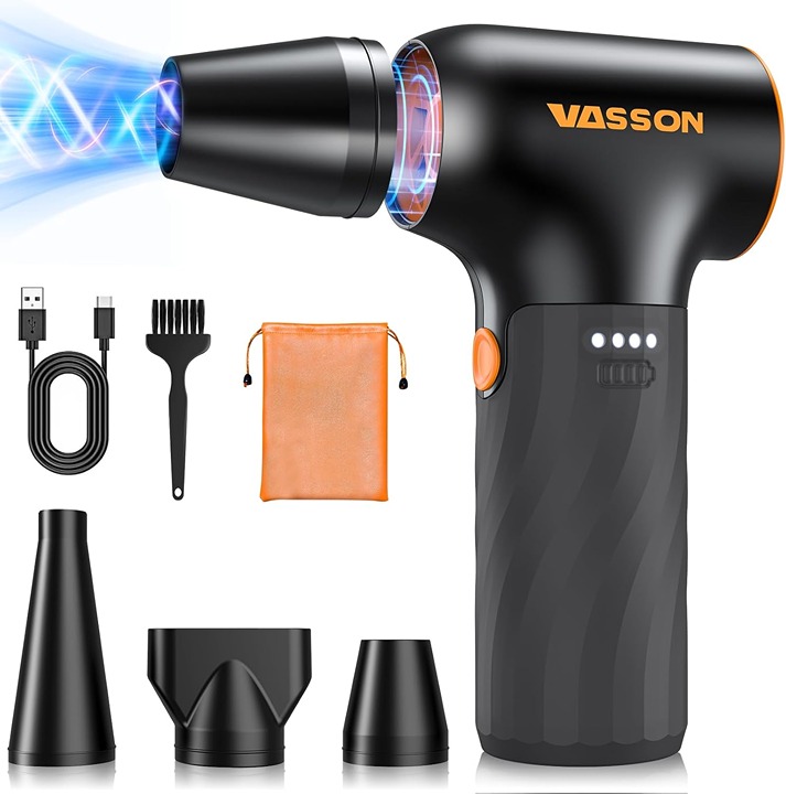 Cordless Air Duster Blower 3 Speed ​​Adjustable 260000RPM Rechargeable