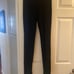 Helmut Lang Zip-Hem Leggings in Black Size XS