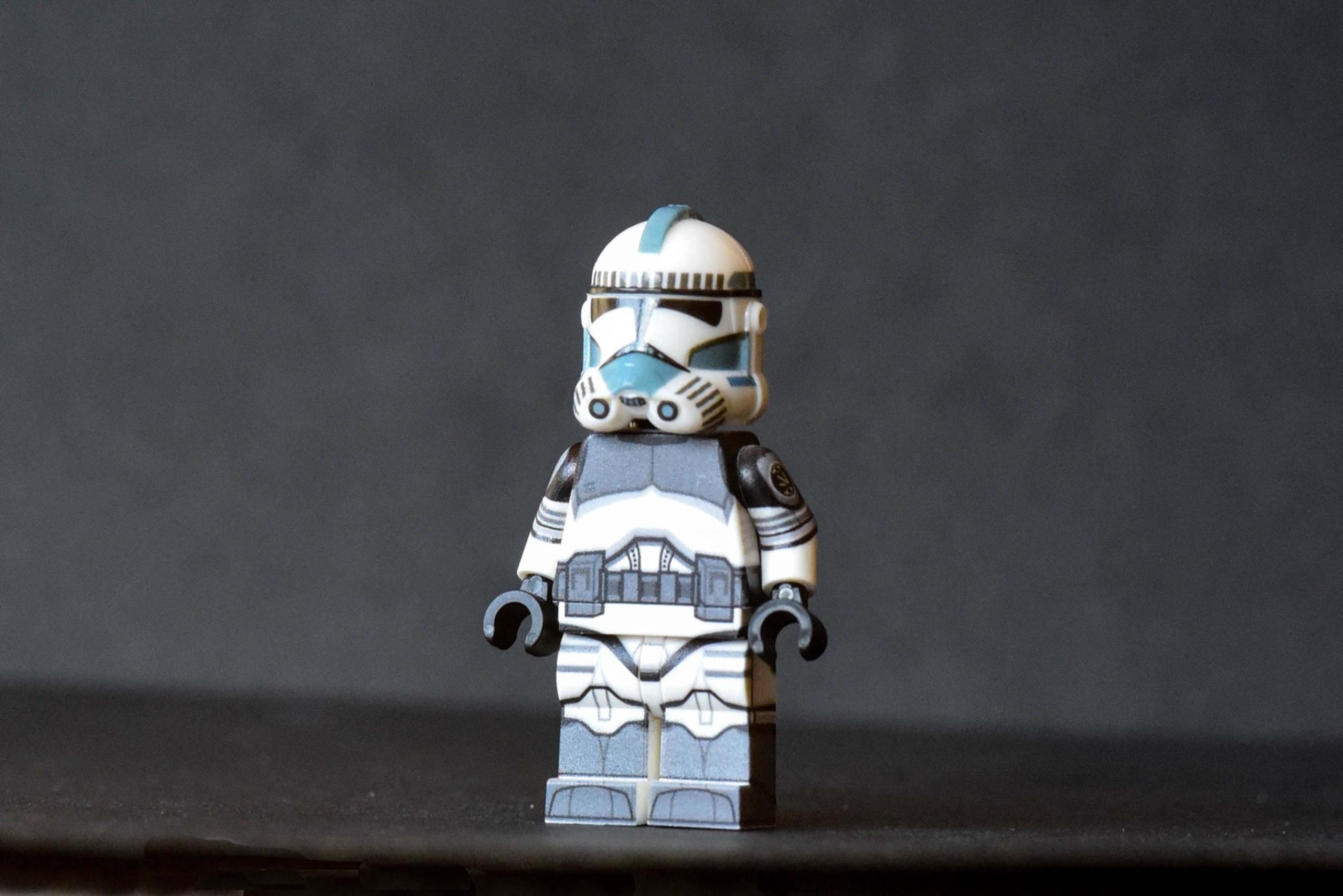 Custom Lego Star Wars Kamino Clone Trooper Minifigure