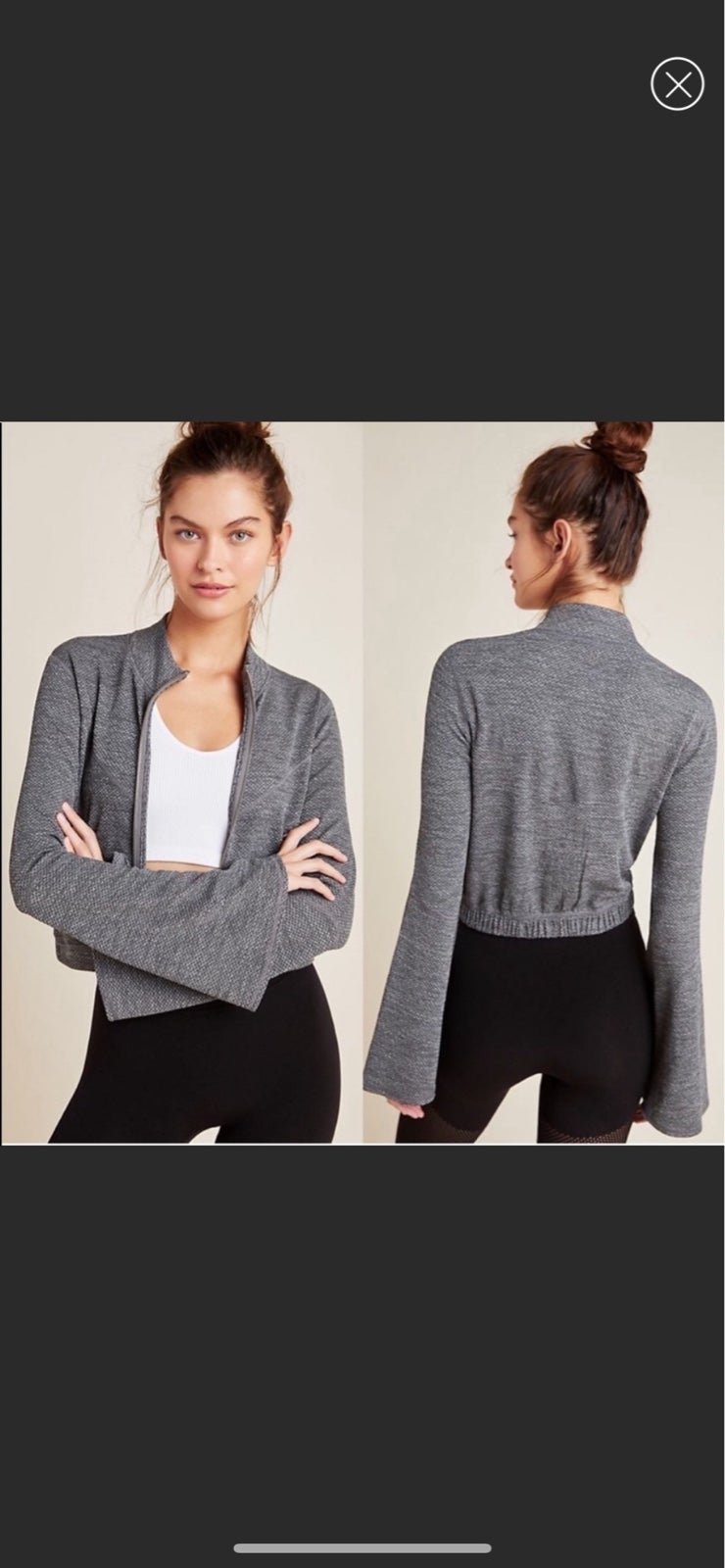 Free People Off The Grid Jacket - Charcoal Combo