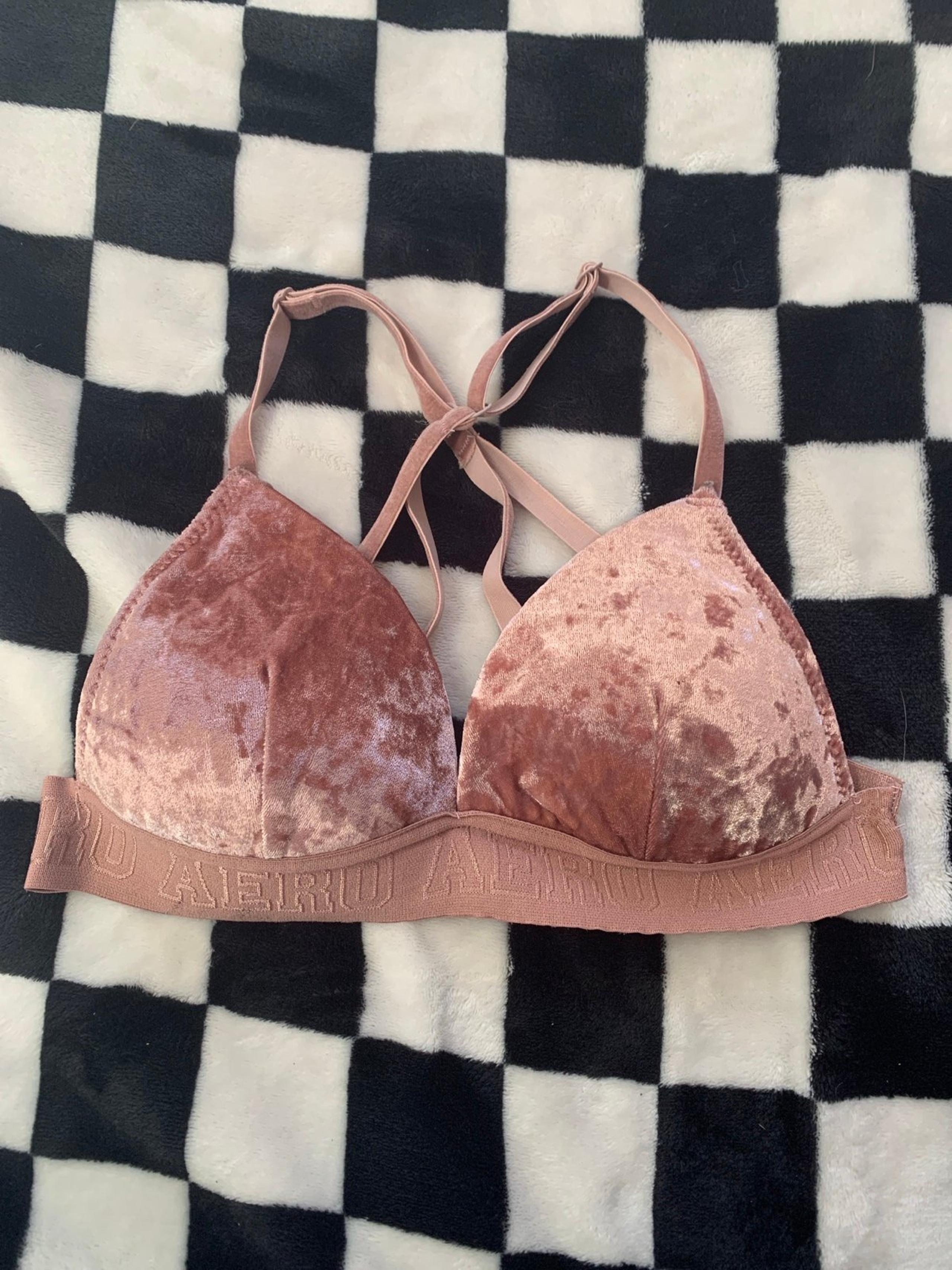 Aero Velvet Bralette NWOT