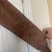 VTG Sweater Terry Cloth V Neck Mens Sweater Tan Brown Size L Virgin Zefran