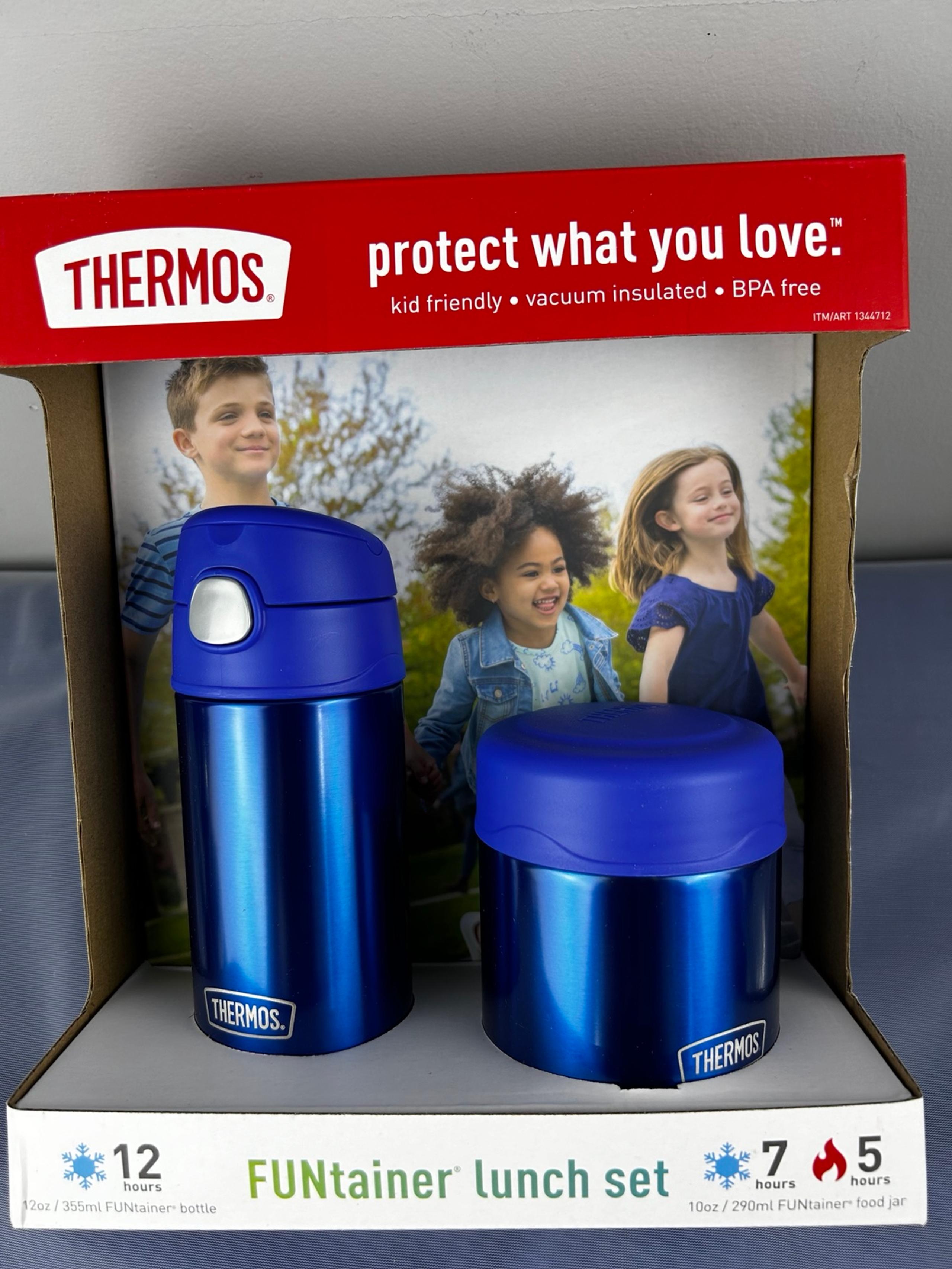 NEW Thermos FUN container Bottle and Food Jar Lunch Set