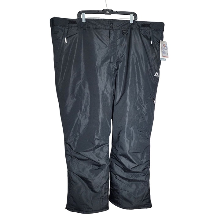 Tec-One Explorer 4XL Core Ski/Snowboarding Pants – Black, Water Resistant