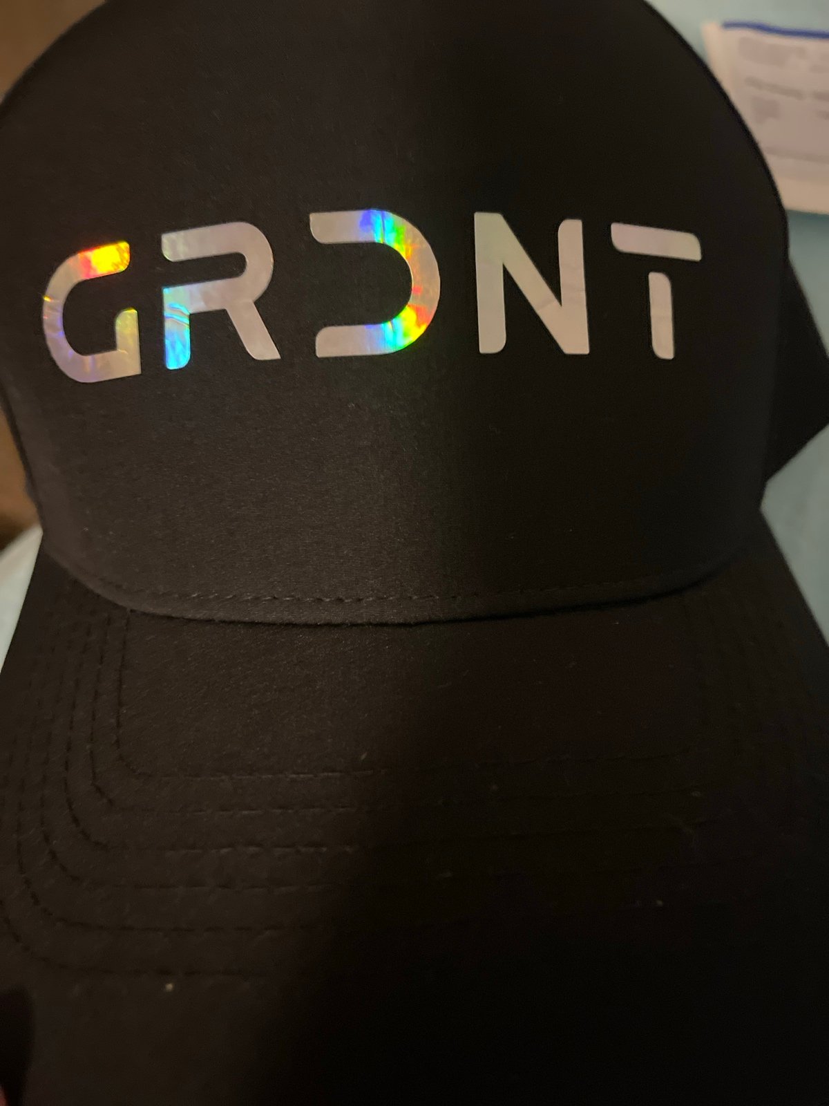 Dope hat glows in night scene