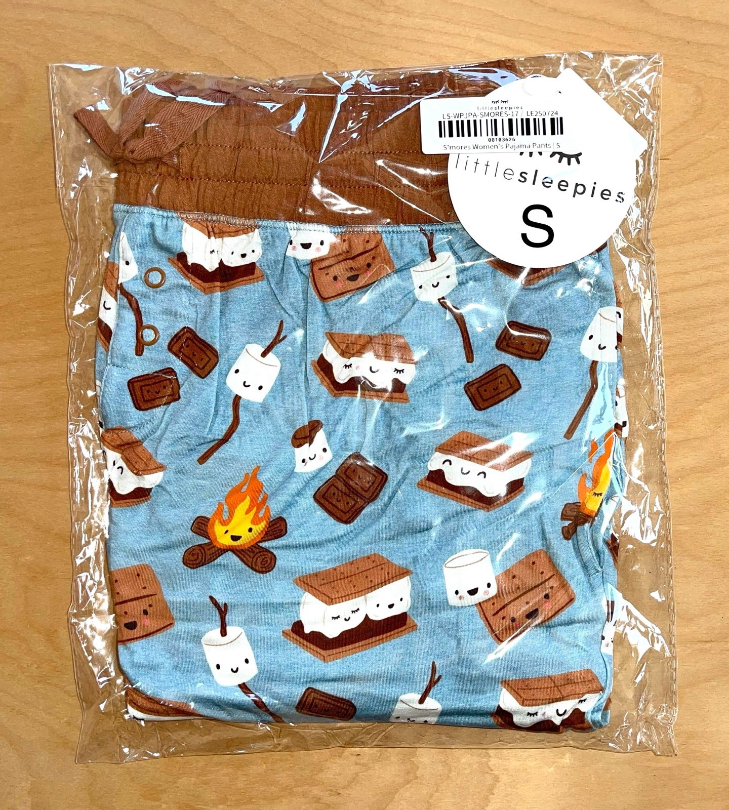 Little Sleepies S’mores Galore Women’s PJ Pants (Small) - NIB