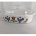 1975 Corning Ware Country Festival Friendship Blue Bird Quart Casserole