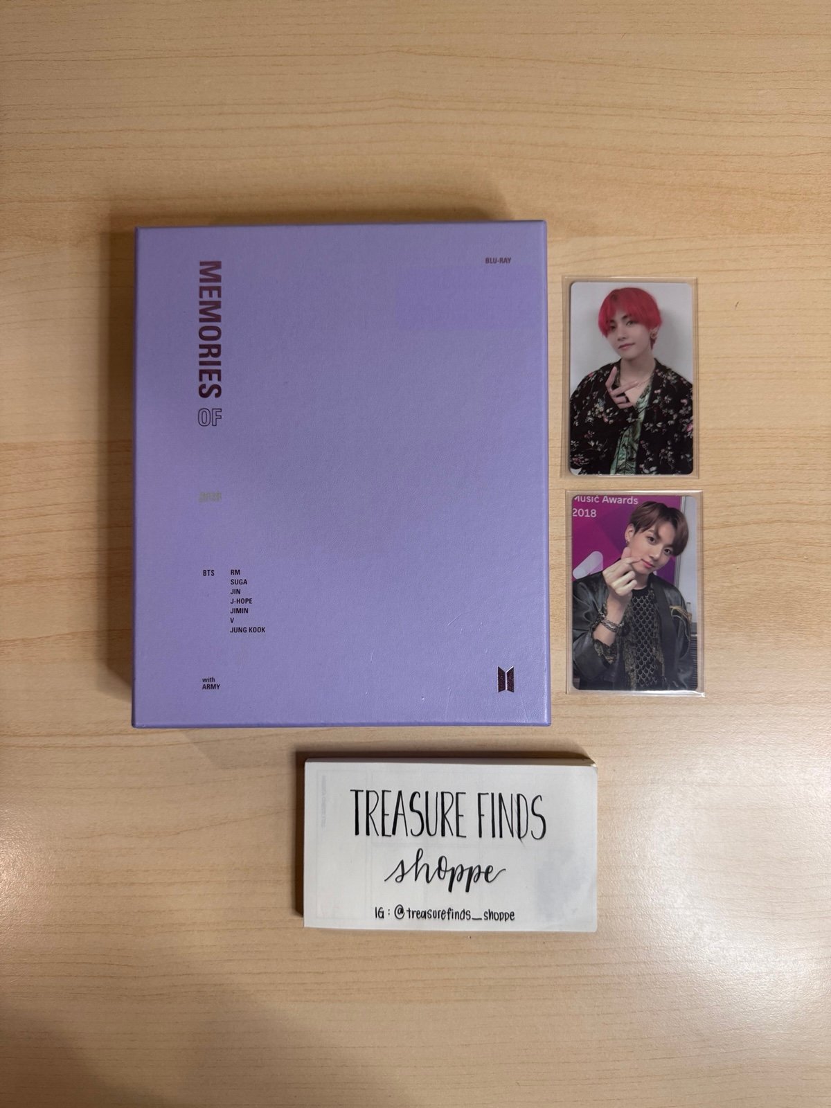 BTS MEMORIES OF 2018 [BLU-RAY] [PC Option: V or Jungkook